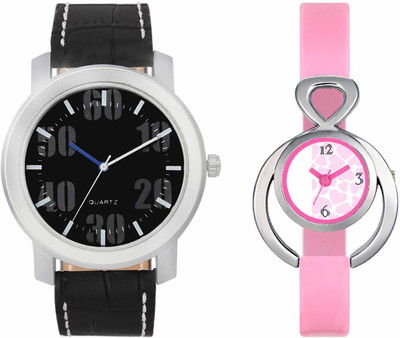 

VALENTIME VL39VT13 New Latest Stylish Designer Collection Leather Combo Couple Fancy Casual Best Offer Watch - For Men & Women