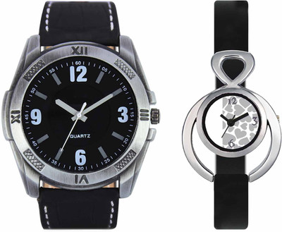 VALENTIME VL34VT11 New Latest Stylish Designer Collection Leather Combo Couple Fancy Casual Best Offer Watch - For Men & Women