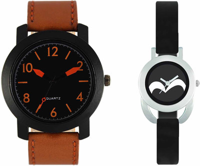 

VALENTIME VL19VT16 New Latest Stylish Designer Collection Leather Combo Couple Fancy Casual Best Offer Watch - For Men & Women