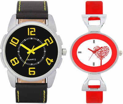 

VALENTIME VL25VT31 New Latest Stylish Designer Collection Leather Combo Couple Fancy Casual Best Offer Watch - For Men & Women