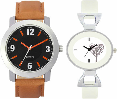 

VALENTIME VL28VT32 New Latest Stylish Designer Collection Leather Combo Couple Fancy Casual Best Offer Watch - For Men & Women