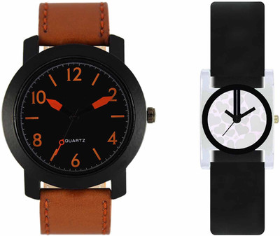

VALENTIME VL19VT06 New Latest Stylish Designer Collection Leather Combo Couple Fancy Casual Best Offer Watch - For Men & Women