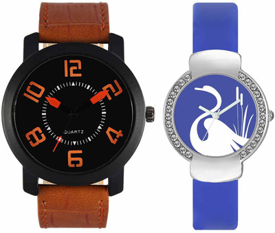 

VALENTIME VL20VT23 New Latest Stylish Designer Collection Leather Combo Couple Fancy Casual Diamond Best Offer Watch - For Men & Women