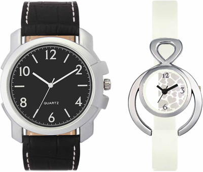 VALENTIME VL35VT15 New Latest Stylish Designer Collection Leather Combo Couple Fancy Casual Best Offer Watch - For Men & Women