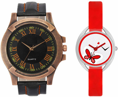 

VALENTIME VL23VT04 New Latest Stylish Designer Collection Leather Combo Couple Fancy Casual Best Offer Watch - For Men & Women
