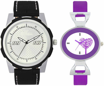 

VALENTIME VL40VT28 New Latest Stylish Designer Collection Leather Combo Couple Fancy Casual Best Offer Watch - For Men & Women
