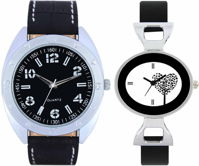 

VALENTIME VL31VT27 New Latest Stylish Designer Collection Leather Combo Couple Fancy Casual Best Offer Watch - For Men & Women