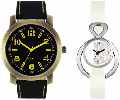 

VALENTIME VL33VT15 New Latest Stylish Designer Collection Leather Combo Couple Fancy Casual Best Offer Watch - For Men & Women