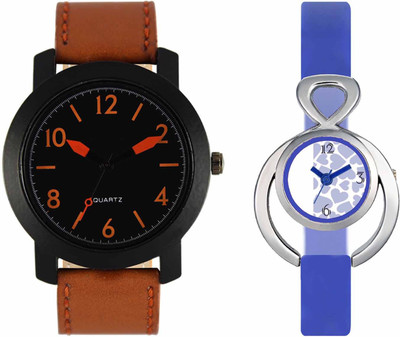 

VALENTIME VL19VT12 New Latest Stylish Designer Collection Leather Combo Couple Fancy Casual Best Offer Watch - For Men & Women