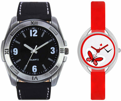 

VALENTIME VL34VT04 New Latest Stylish Designer Collection Leather Combo Couple Fancy Casual Best Offer Watch - For Men & Women