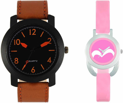 

VALENTIME VL19VT18 New Latest Stylish Designer Collection Leather Combo Couple Fancy Casual Best Offer Watch - For Men & Women