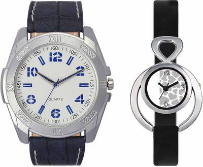 

VALENTIME VL24VT11 New Latest Stylish Designer Collection Leather Combo Couple Fancy Casual Best Offer Watch - For Men & Women