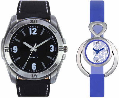 

VALENTIME VL34VT12 New Latest Stylish Designer Collection Leather Combo Couple Fancy Casual Best Offer Watch - For Men & Women