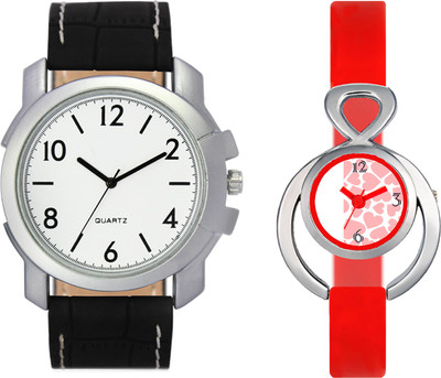 

VALENTIME VL12VT14 New Latest Stylish Designer Collection Leather Combo Couple Fancy Casual Best Offer Watch - For Men & Women