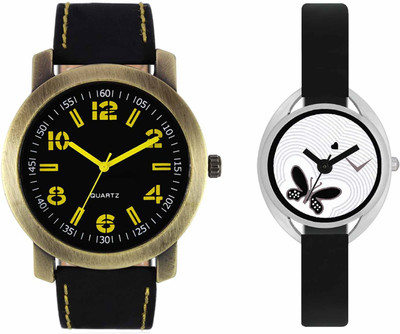 

VALENTIME VL33VT01 New Latest Stylish Designer Collection Leather Combo Couple Fancy Casual Best Offer Watch - For Men & Women