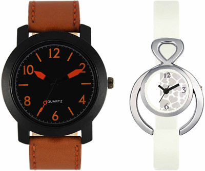 

VALENTIME VL19VT15 New Latest Stylish Designer Collection Leather Combo Couple Fancy Casual Best Offer Watch - For Men & Women