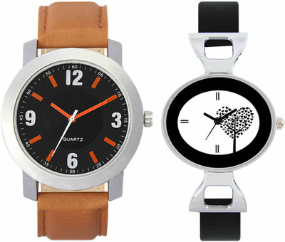 

VALENTIME VL28VT27 New Latest Stylish Designer Collection Leather Combo Couple Fancy Casual Best Offer Watch - For Men & Women