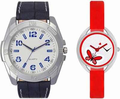 

VALENTIME VL24VT04 New Latest Stylish Designer Collection Leather Combo Couple Fancy Casual Best Offer Watch - For Men & Women