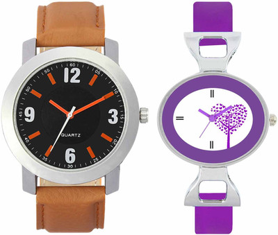 

VALENTIME VL28VT28 New Latest Stylish Designer Collection Leather Combo Couple Fancy Casual Best Offer Watch - For Men & Women