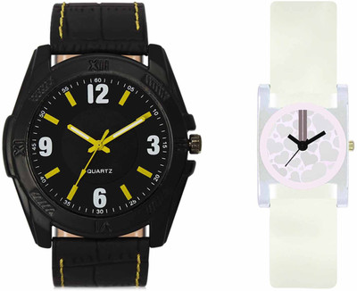 

VALENTIME VL17VT10 New Latest Stylish Designer Collection Leather Combo Couple Fancy Casual Best Offer Watch - For Men & Women