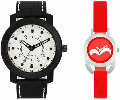 

VALENTIME VL16VT19 New Latest Stylish Designer Collection Leather Combo Couple Fancy Casual Best Offer Watch - For Men & Women