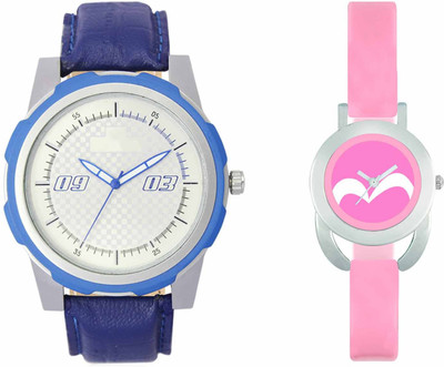 

VALENTIME VL41VT18 New Latest Stylish Designer Collection Leather Combo Couple Fancy Casual Best Offer Watch - For Men & Women