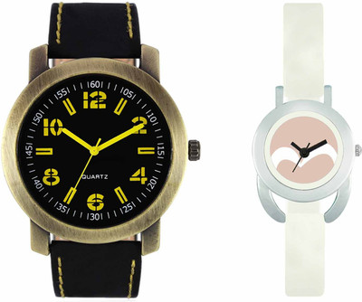 

VALENTIME VL33VT20 New Latest Stylish Designer Collection Leather Combo Couple Fancy Casual Best Offer Watch - For Men & Women
