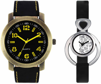 

VALENTIME VL33VT11 New Latest Stylish Designer Collection Leather Combo Couple Fancy Casual Best Offer Watch - For Men & Women