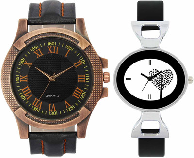 

VALENTIME VL23VT27 New Latest Stylish Designer Collection Leather Combo Couple Fancy Casual Best Offer Watch - For Men & Women