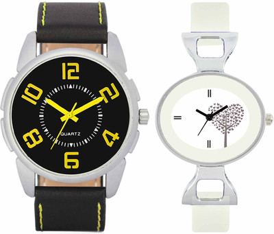

VALENTIME VL25VT32 New Latest Stylish Designer Collection Leather Combo Couple Fancy Casual Best Offer Watch - For Men & Women