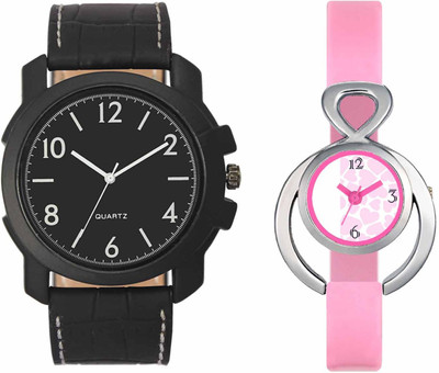 

VALENTIME VL14VT13 New Latest Stylish Designer Collection Leather Combo Couple Fancy Casual Best Offer Watch - For Men & Women