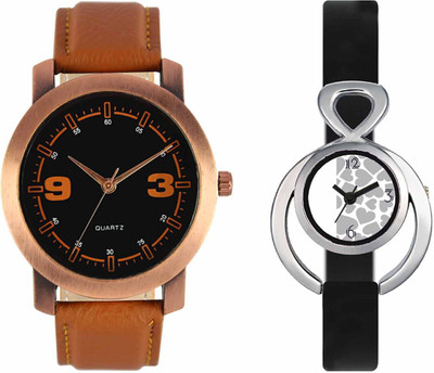 

VALENTIME VL21VT11 New Latest Stylish Designer Collection Leather Combo Couple Fancy Casual Best Offer Watch - For Men & Women