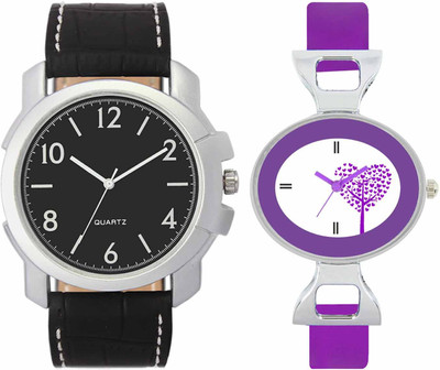 

VALENTIME VL35VT28 New Latest Stylish Designer Collection Leather Combo Couple Fancy Casual Best Offer Watch - For Men & Women
