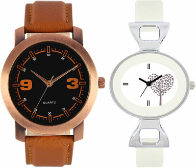 

VALENTIME VL21VT32 New Latest Stylish Designer Collection Leather Combo Couple Fancy Casual Best Offer Watch - For Men & Women
