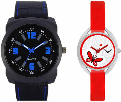 

VALENTIME VL32VT04 New Latest Stylish Designer Collection Leather Combo Couple Fancy Casual Best Offer Watch - For Men & Women
