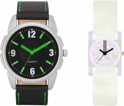 

VALENTIME VL26VT10 New Latest Stylish Designer Collection Leather Combo Couple Fancy Casual Best Offer Watch - For Men & Women