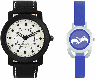 

VALENTIME VL16VT17 New Latest Stylish Designer Collection Leather Combo Couple Fancy Casual Best Offer Watch - For Men & Women