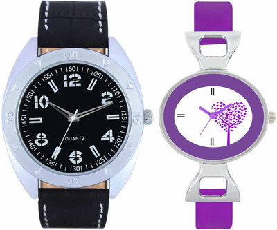 

VALENTIME VL31VT28 New Latest Stylish Designer Collection Leather Combo Couple Fancy Casual Best Offer Watch - For Men & Women