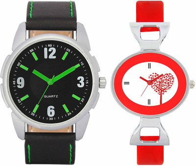 

VALENTIME VL26VT31 New Latest Stylish Designer Collection Leather Combo Couple Fancy Casual Best Offer Watch - For Men & Women