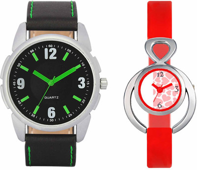 

VALENTIME VL26VT14 New Latest Stylish Designer Collection Leather Combo Couple Fancy Casual Best Offer Watch - For Men & Women