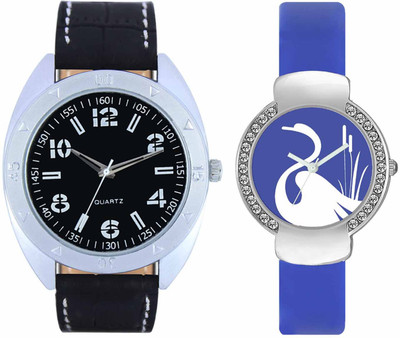 

VALENTIME VL31VT23 New Latest Stylish Designer Collection Leather Combo Couple Fancy Casual Diamond Best Offer Watch - For Men & Women