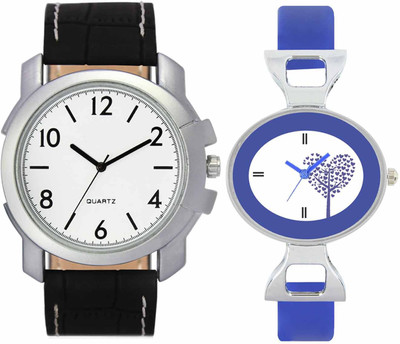 

VALENTIME VL12VT29 New Latest Stylish Designer Collection Leather Combo Couple Fancy Casual Best Offer Watch - For Men & Women
