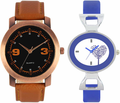 VALENTIME VL21VT29 New Latest Stylish Designer Collection Leather Combo Couple Fancy Casual Best Offer Watch - For Men & Women