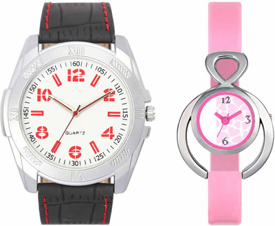 

VALENTIME VL29VT13 New Latest Stylish Designer Collection Leather Combo Couple Fancy Casual Best Offer Watch - For Men & Women