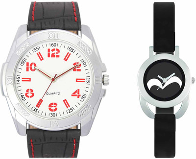 

VALENTIME VL29VT16 New Latest Stylish Designer Collection Leather Combo Couple Fancy Casual Best Offer Watch - For Men & Women