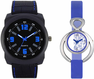 

VALENTIME VL32VT12 New Latest Stylish Designer Collection Leather Combo Couple Fancy Casual Best Offer Watch - For Men & Women