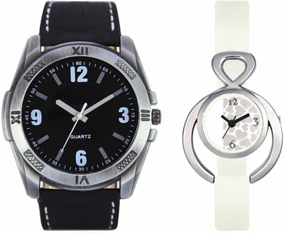 

VALENTIME VL34VT15 New Latest Stylish Designer Collection Leather Combo Couple Fancy Casual Best Offer Watch - For Men & Women