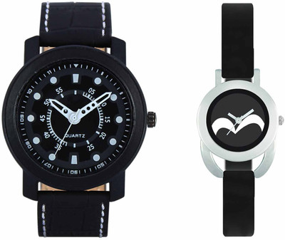 

VALENTIME VL15VT16 New Latest Stylish Designer Collection Leather Combo Couple Fancy Casual Best Offer Watch - For Men & Women