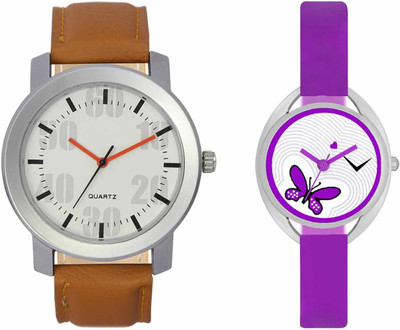 

VALENTIME VL27VT02 New Latest Stylish Designer Collection Leather Combo Couple Fancy Casual Best Offer Watch - For Men & Women