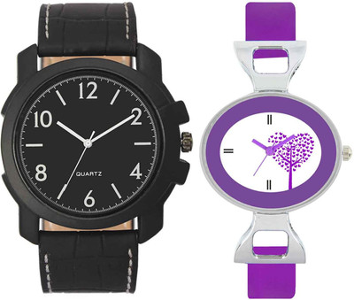 

VALENTIME VL14VT28 New Latest Stylish Designer Collection Leather Combo Couple Fancy Casual Best Offer Watch - For Men & Women